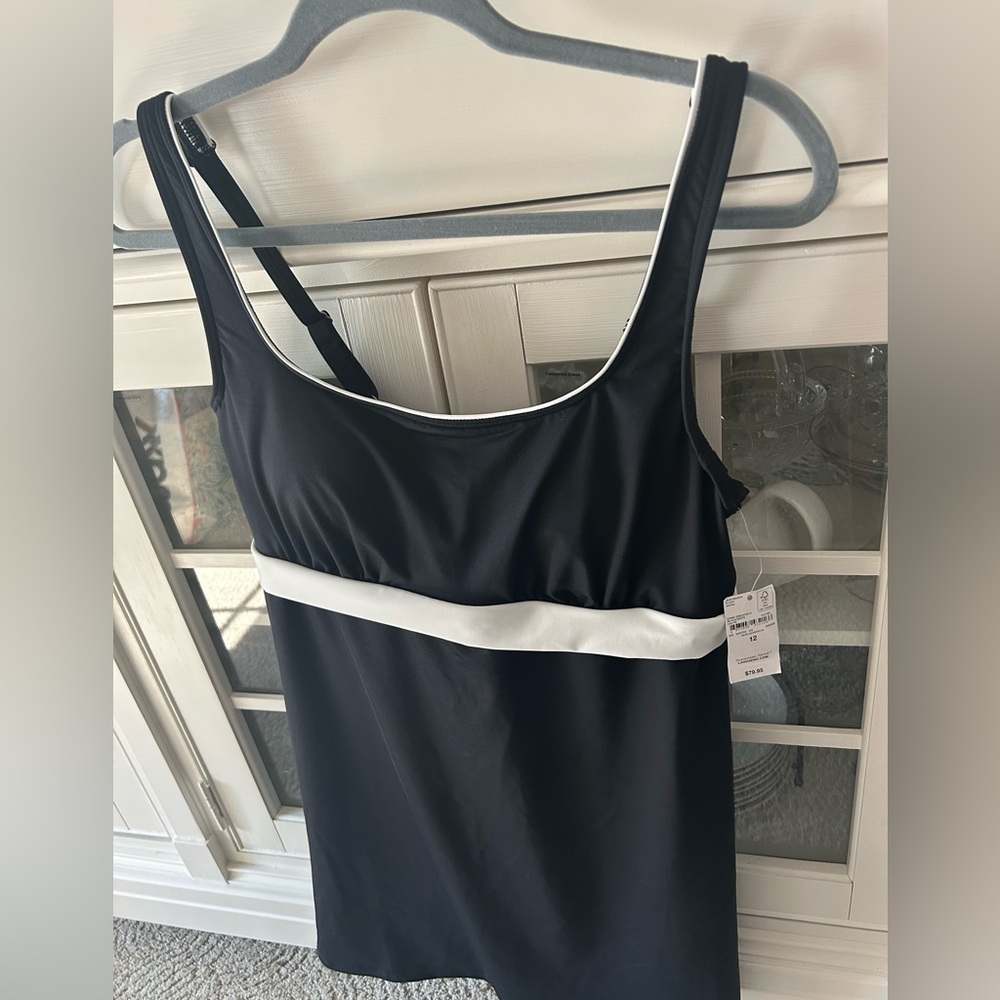 Lands End Swim Top NWT